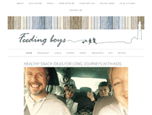 Tablet Screenshot of feedingboys.co.uk